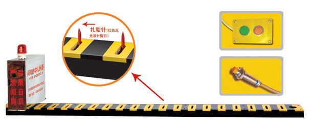 青海V3嵌入式闯岗自动扎胎器/阻车器